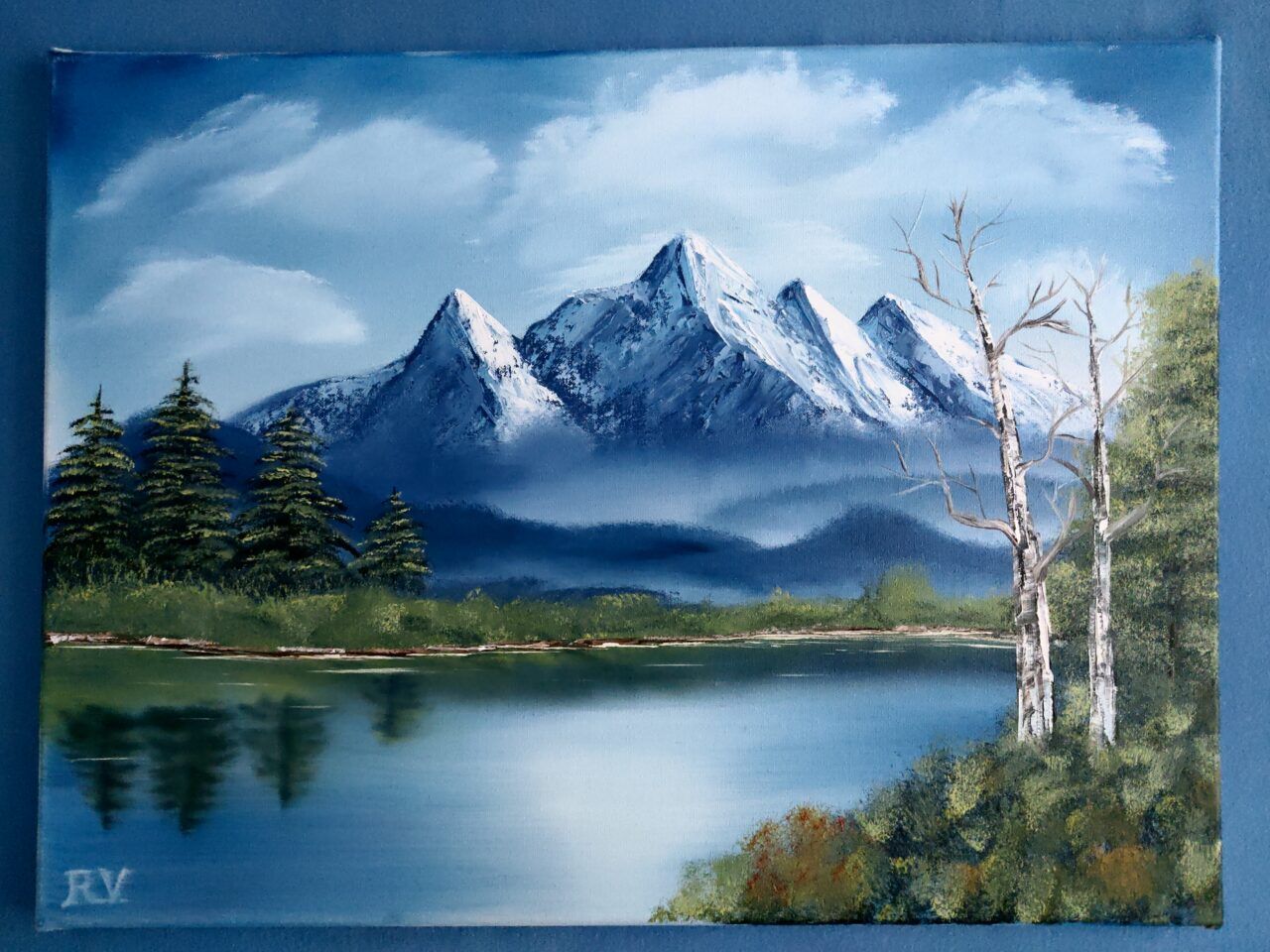 Öl-Bilder: Kunst Malen nach Bob Ross, Foto 4