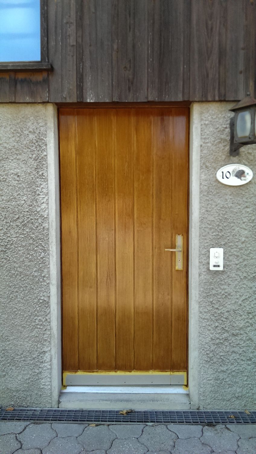 Tür Beschichtung / Holzbeschichtungen Aussenbereich: auch graues Holz lasierend möglich, Foto 8